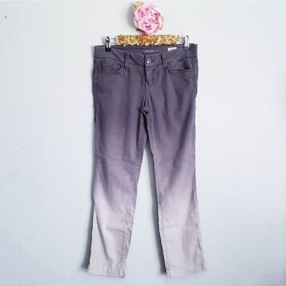 ‎Anthropologie Level 99 Ombre Crops - Picture 1 of 8